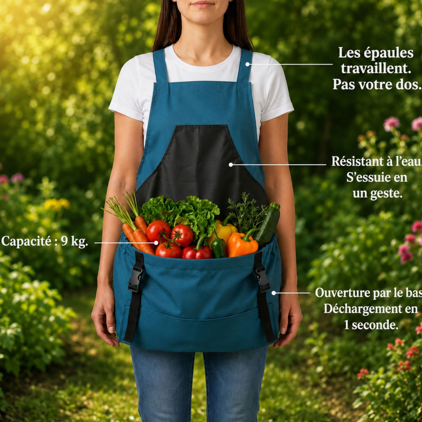 Auzardin - Tablier de jardinage Express