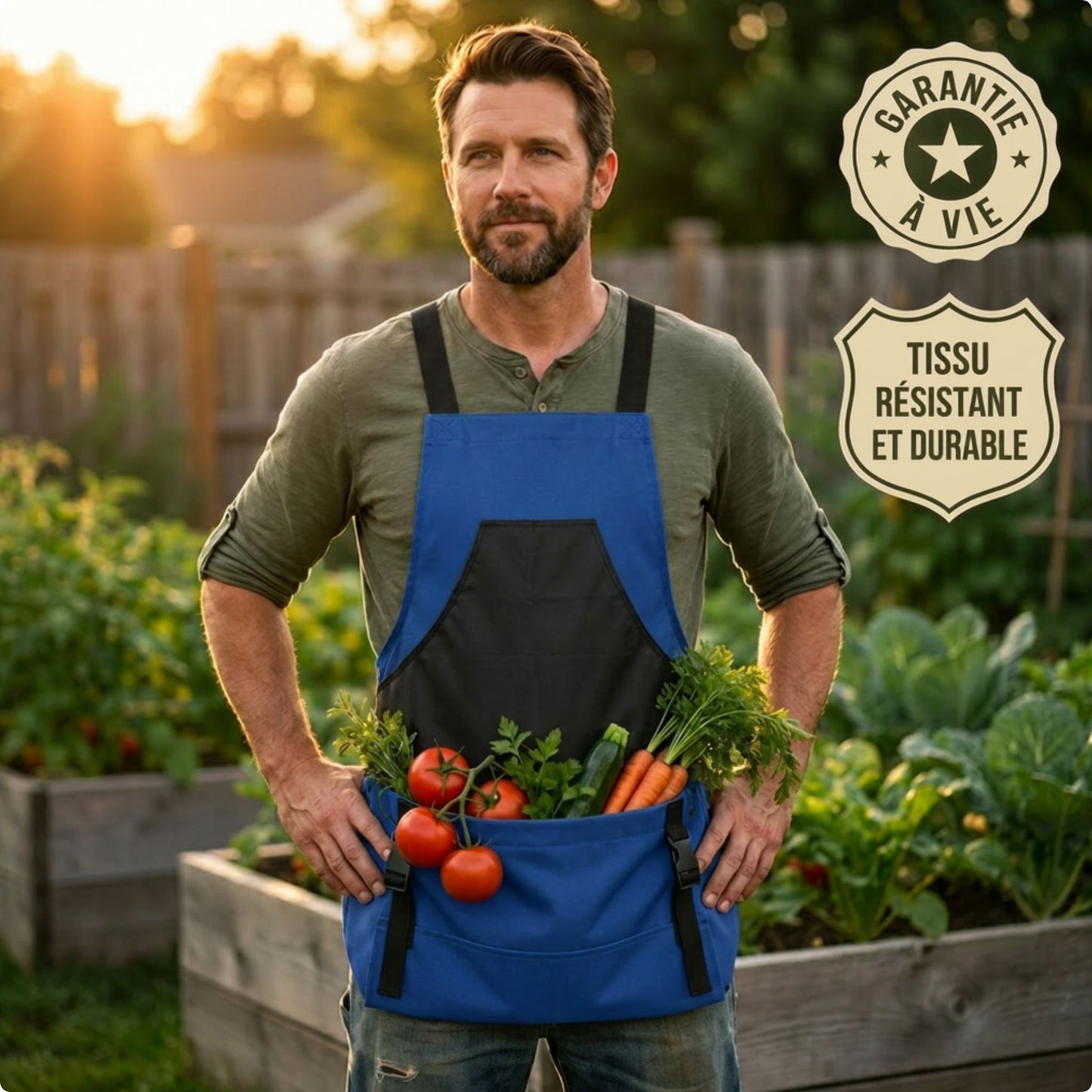 Auzardin - Tablier de jardinage Express